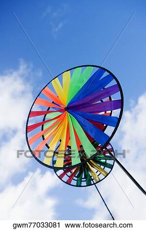 Low angle view of a pinwheel View Large Photo Image Stock Image - Low angle view of a pinwheel. Fotosearch
