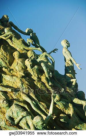 Stock Photography - Low angle view of a sculpture. Fotosearch