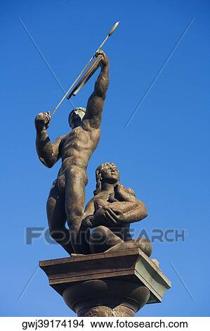 Low angle view of a statue, Miami, Florida, USA View Large Photo Image Picture - Low angle view of a statue, Miami, Florida, USA. Fotosearch