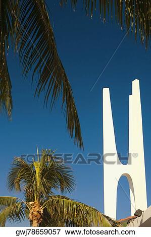 Low angle view of a structure, Miami, Florida, USA View Large Photo Image Stock Photo - Low angle view of a structure, Miami, Florida, USA. Fotosearch