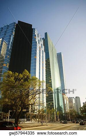 Low angle view of buildings, Miami, Florida, USA View Large Photo Image Stock Photography - Low angle view of buildings, Miami, Florida, USA. Fotosearch