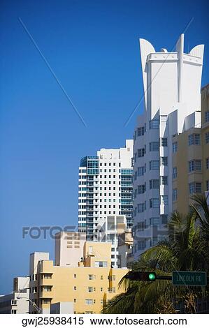 Stock Photography - Low angle view of skyscrapers in a city. Fotosearch