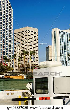 Low angle view of skyscrapers, Miami, Florida, USA View Large Photo Image Stock Photograph - Low angle view of skyscrapers, Miami, Florida, USA. Fotosearch