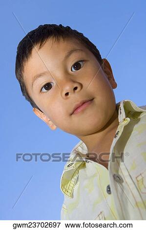 Portrait of a boy View Large Photo Image Stock Photo - Portrait of a boy. Fotosearch