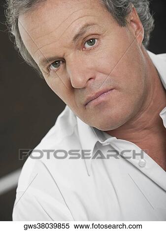 Portrait of a mature man View Large Photo Image Stock Photography - Portrait of a mature man. Fotosearch