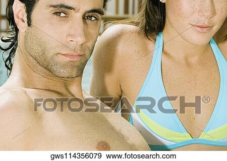 Portrait of a mid adult couple View Large Photo Image Stock Photo - Portrait of a mid adult couple. Fotosearch