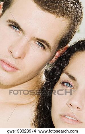 Picture - Portrait of a young couple. Fotosearch