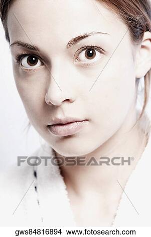 Portrait of a young woman View Large Photo Image Picture - Portrait of a young woman. Fotosearch