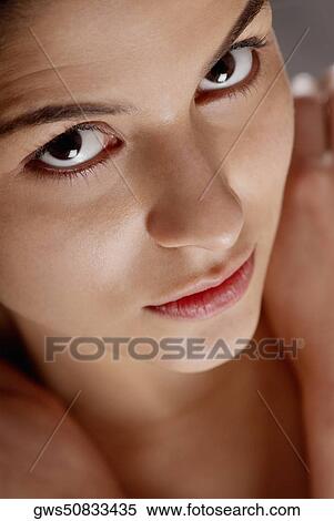 Portrait of a young woman View Large Photo Image Stock Photography - Portrait of a young woman. Fotosearch