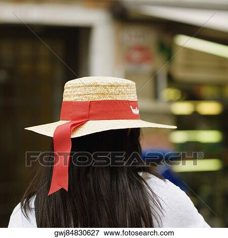 Stock Photo - Rear view of a woman. Fotosearch