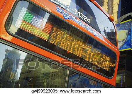Reflection of buildings on the windshield of a bus, New York City, New York State, USA View Large Photo Image Stock Photography - Reflection of buildings on the windshield of a bus, New York City, New York State, USA. Fotosearch