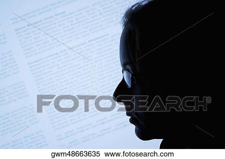 Silhouette of a mid adult woman View Large Photo Image Stock Photography - Silhouette of a mid adult woman. Fotosearch