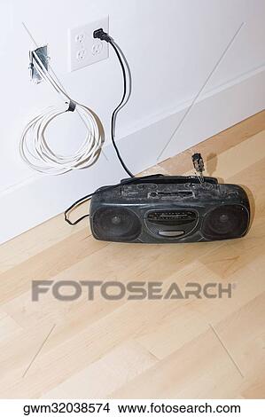 Tape recorder on the floor View Large Photo Image Picture - Tape recorder on the floor. Fotosearch