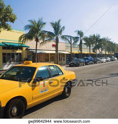 Taxi moving on the road, New York City, New York State, USA View Large Photo Image Picture - Taxi moving on the road, New York City, New York State, USA. Fotosearch