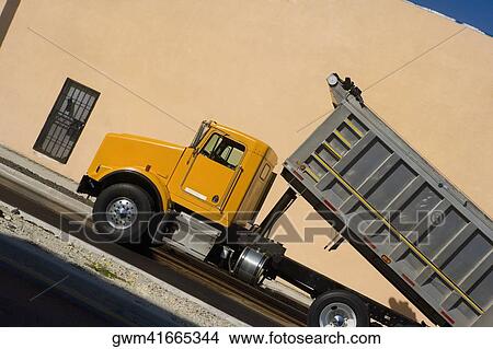 Picture - Truck on the road. Fotosearch
