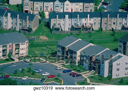 Washington, DC, housing subdivisions View Large Photo Image Stock Photo - Washington, DC, housing subdivisions. Fotosearch