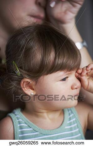 Close-up of a baby girl crying View Large Photo Image Stock Photography - Close-up of a baby girl crying. Fotosearch
