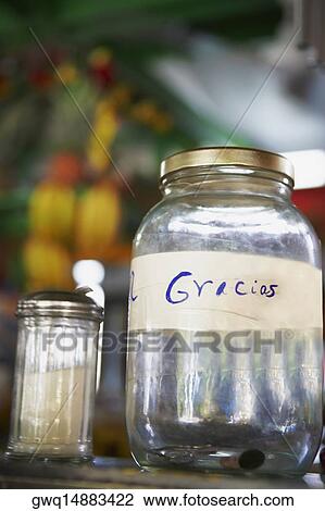 Close-up of two glass jars View Large Photo Image Stock Image - Close-up of two glass jars. Fotosearch