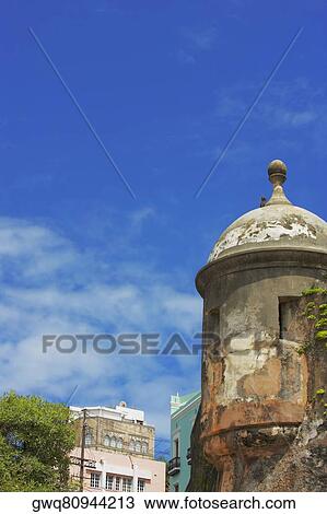Low angle view of a castle, Morro Castle, Old San Juan, San Juan, Puerto Rico View Large Photo Image Stock Image - Low angle view of a castle, Morro Castle, Old San Juan, San Juan, Puerto Rico. Fotosearch