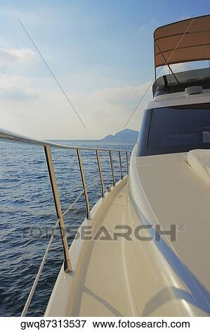 Passenger ship in the sea View Large Photo Image Stock Photo - Passenger ship in the sea. Fotosearch