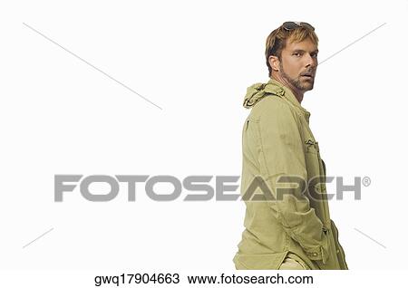 Portrait of a mid adult man wearing sunglasses on his head View Large Photo Image Stock Image - Portrait of a mid adult man wearing sunglasses on his head. Fotosearch