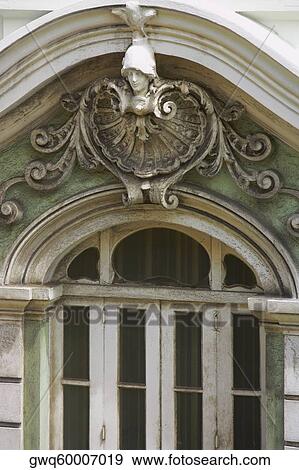 Stock Photo - Window of a building, Old San Juan, San Juan, Puerto Rico. Fotosearch