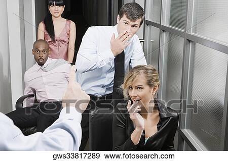 Business executives in a meeting View Large Photo Image Stock Photo - Business executives in a meeting. Fotosearch