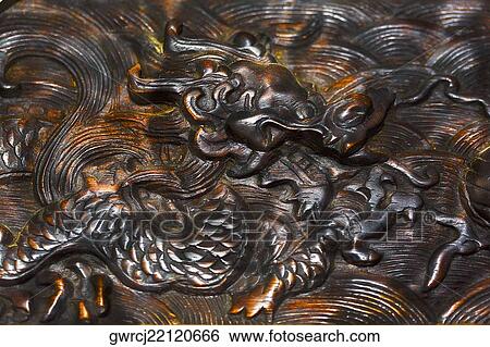 Close-up of a Chinese dragon sculpture, HohHot, Inner Mongolia, China View Large Photo Image Stock Photograph - Close-up of a Chinese dragon sculpture, HohHot, Inner Mongolia, China. Fotosearch