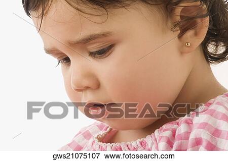 Close-up of a girl View Large Photo Image Stock Photo - Close-up of a girl. Fotosearch