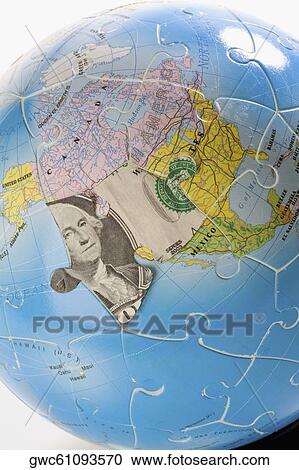 Close-up of a globe made of jigsaw puzzles View Large Photo Image Stock Image - Close-up of a globe made of jigsaw puzzles. Fotosearch