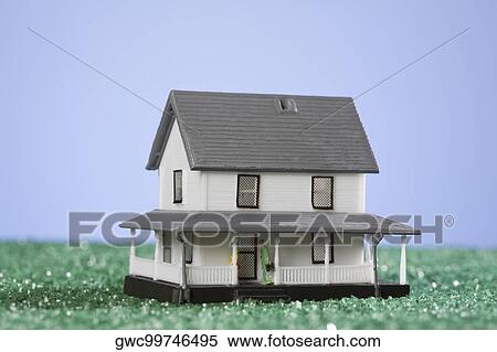 Close-up of a model home View Large Photo Image Stock Photography - Close-up of a model home. Fotosearch