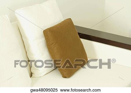 Close-up of cushions on a couch View Large Photo Image Stock Photography - Close-up of cushions on a couch. Fotosearch