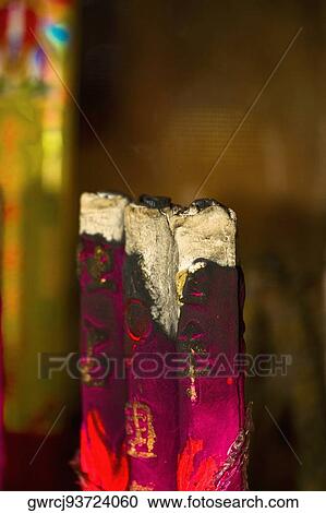 Close-up of incenses, Tai'an, Shandong Province, China View Large Photo Image Stock Image - Close-up of incenses, Tai'an, Shandong Province, China. Fotosearch