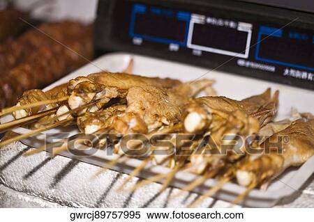 Close-up of roasted meat in a tray, Nanjing, Jiangsu Province, China View Large Photo Image Stock Photography - Close-up of roasted meat in a tray, Nanjing, Jiangsu Province, China. Fotosearch