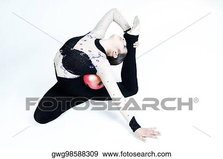 Female gymnast practicing View Large Photo Image Stock Photo - Female gymnast practicing. Fotosearch