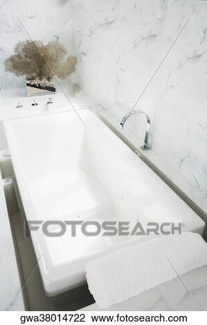 Stock Image - Interiors of a bathroom. Fotosearch