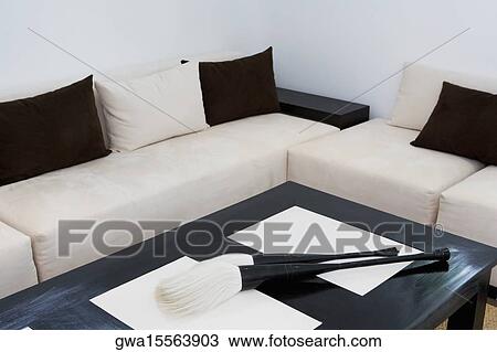 Interiors of a living room View Large Photo Image Stock Image - Interiors of a living room. Fotosearch