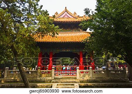 Low angle view of a pagoda, Thirteen Tablet Pavilions, Temple of Confucius, Qufu, Shandong Province, China View Large Photo Image Stock Image - Low angle view of a pagoda, Thirteen Tablet Pavilions, Temple of Confucius, Qufu, Shandong Province, China. Fotosearch