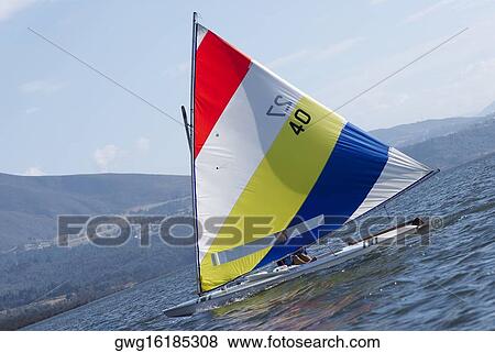 Sailboats participating in a race View Large Photo Image Stock Photo - Sailboats participating in a race. Fotosearch
