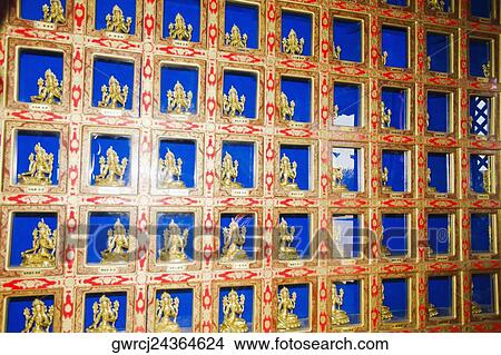 Statues in a temple, Da Zhao Temple, Hohhot, Inner Mongolia, China View Large Photo Image Picture - Statues in a temple, Da Zhao Temple, Hohhot, Inner Mongolia, China. Fotosearch