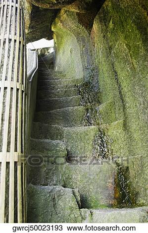 Steps carved on a mountain, Huangshan Mountains, Anhui Province, China View Large Photo Image Stock Image - Steps carved on a mountain, Huangshan Mountains, Anhui Province, China. Fotosearch