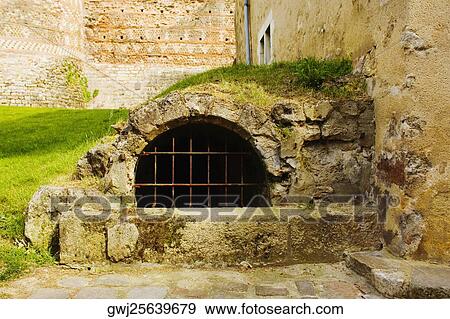 Stock Photo - Arch on the wall of a building, Le Mans, Sarthe, Pays-de-la-Loire, France. Fotosearch