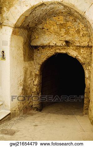 Archway of a building, Sorrento, Sorrentine Peninsula, Naples Province, Campania, Italy View Large Photo Image Stock Photo - Archway of a building, Sorrento, Sorrentine Peninsula, Naples Province, Campania, Italy. Fotosearch
