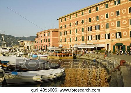 Boats at a harbor, Calata Del Porto, Italian Riviera, Santa Margherita Ligure, Genoa, Liguria, Italy View Large Photo Image Stock Photograph - Boats at a harbor, Calata Del Porto, Italian Riviera, Santa Margherita Ligure, Genoa, Liguria, Italy. Fotosearch