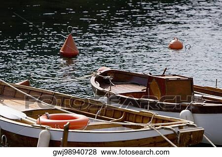 Stock Photo - Boats in the sea, Italian Riviera, Santa Margherita Ligure, Genoa, Liguria, Italy. Fotosearch