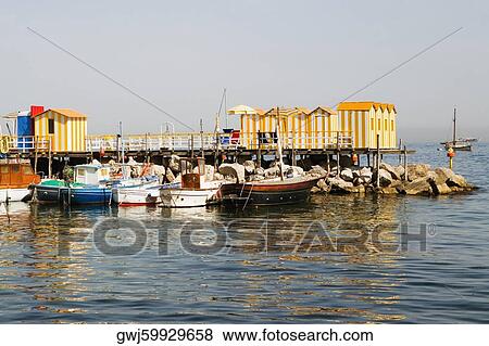 Boats moored at a harbor, Marina Grande, Capri, Sorrento, Sorrentine Peninsula, Naples Province, Campania, Italy View Large Photo Image Stock Photo - Boats moored at a harbor, Marina Grande, Capri, Sorrento, Sorrentine Peninsula, Naples Province, Campania, Italy. Fotosearch
