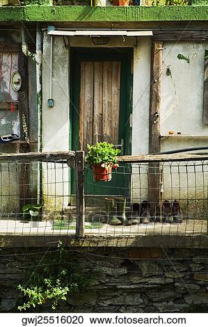 Chain-link fence in front of a house, Vernazza, La Spezia, Liguria, Italy View Large Photo Image Stock Image - Chain-link fence in front of a house, Vernazza, La Spezia, Liguria, Italy. Fotosearch