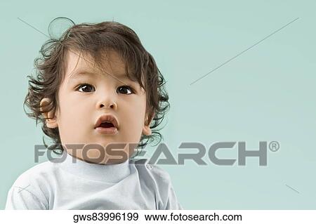 Close-up of a boy View Large Photo Image Stock Photo - Close-up of a boy. Fotosearch