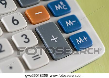 Close-up of a calculator View Large Photo Image Stock Photograph - Close-up of a calculator. Fotosearch
