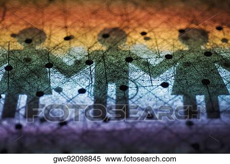 Close-up of a circuit board with paper chain dolls shadow on it View Large Photo Image Stock Photography - Close-up of a circuit board with paper chain dolls shadow on it. Fotosearch